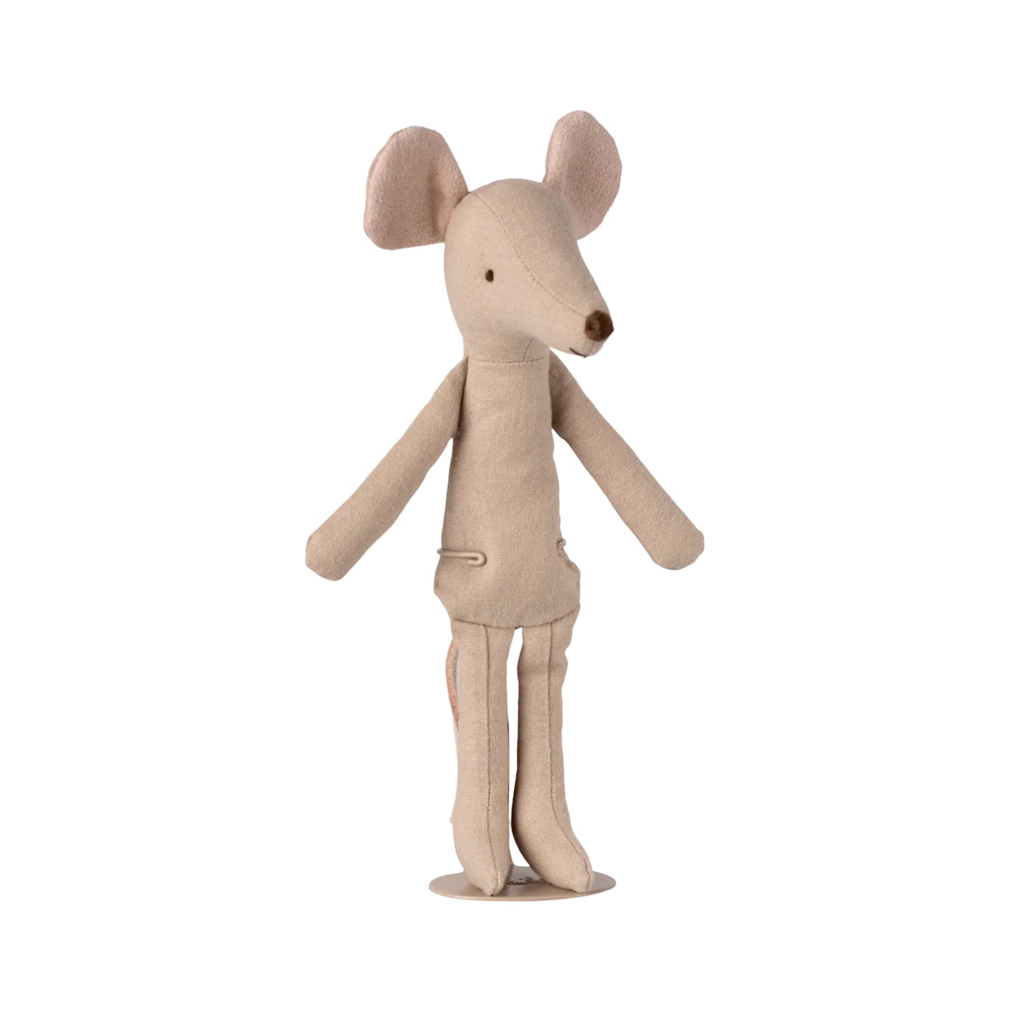 Maileg Stand Medium Mouse Sand — Miniature Dollhouse Accessory