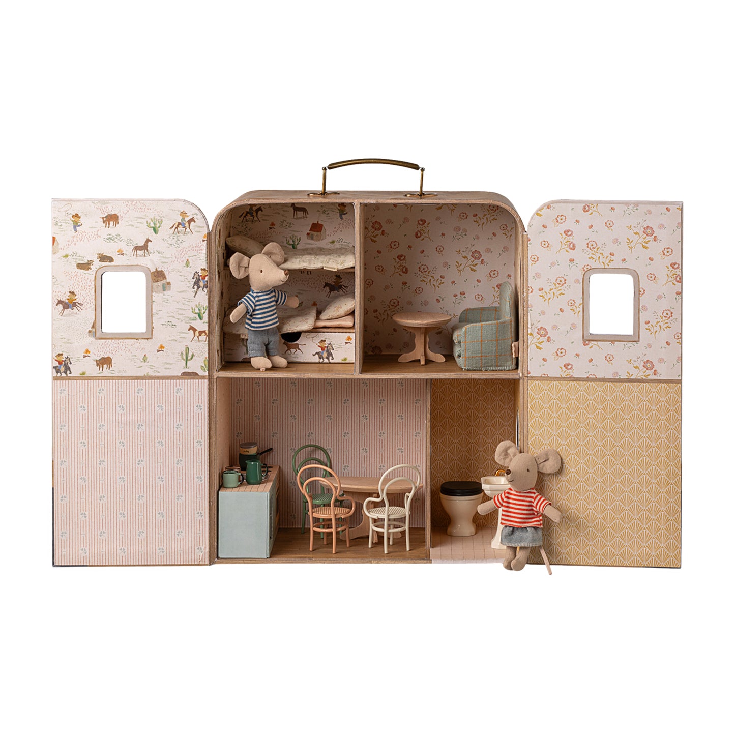 Maileg SuitCasa Little Sister & Brother Mouse — Collectible Gift Set
