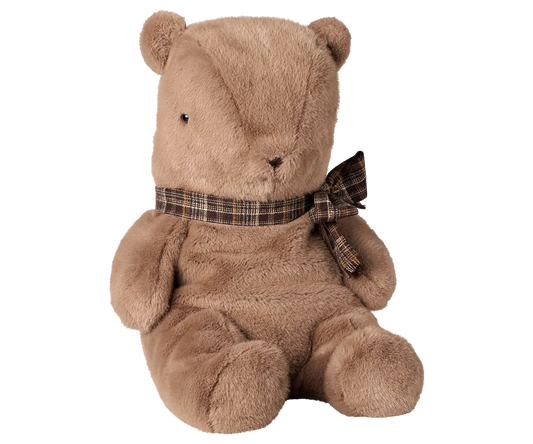 Maileg Teddy Bear Plush, Large - Dark Mushroom