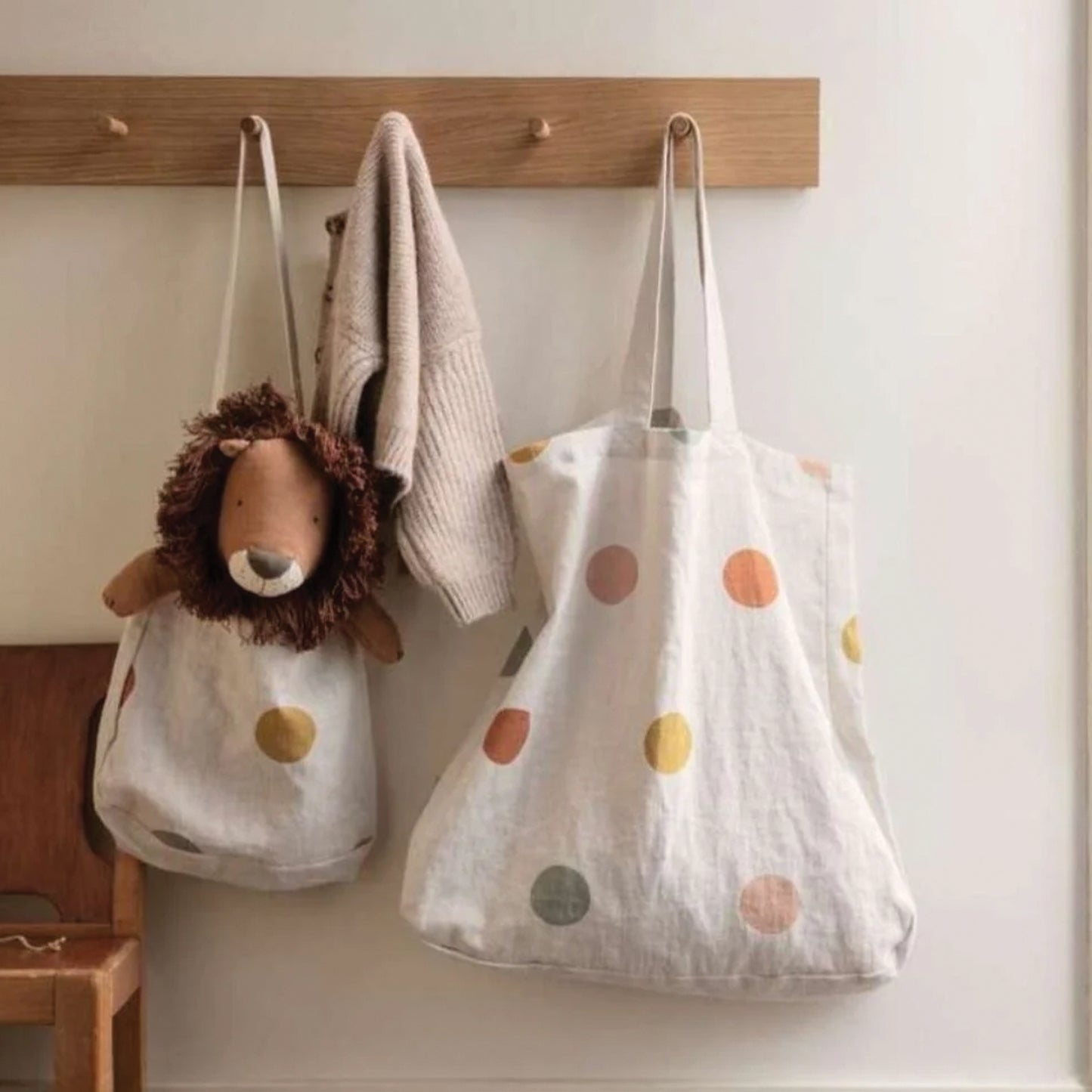 Maileg Tote Bag Large with Dots