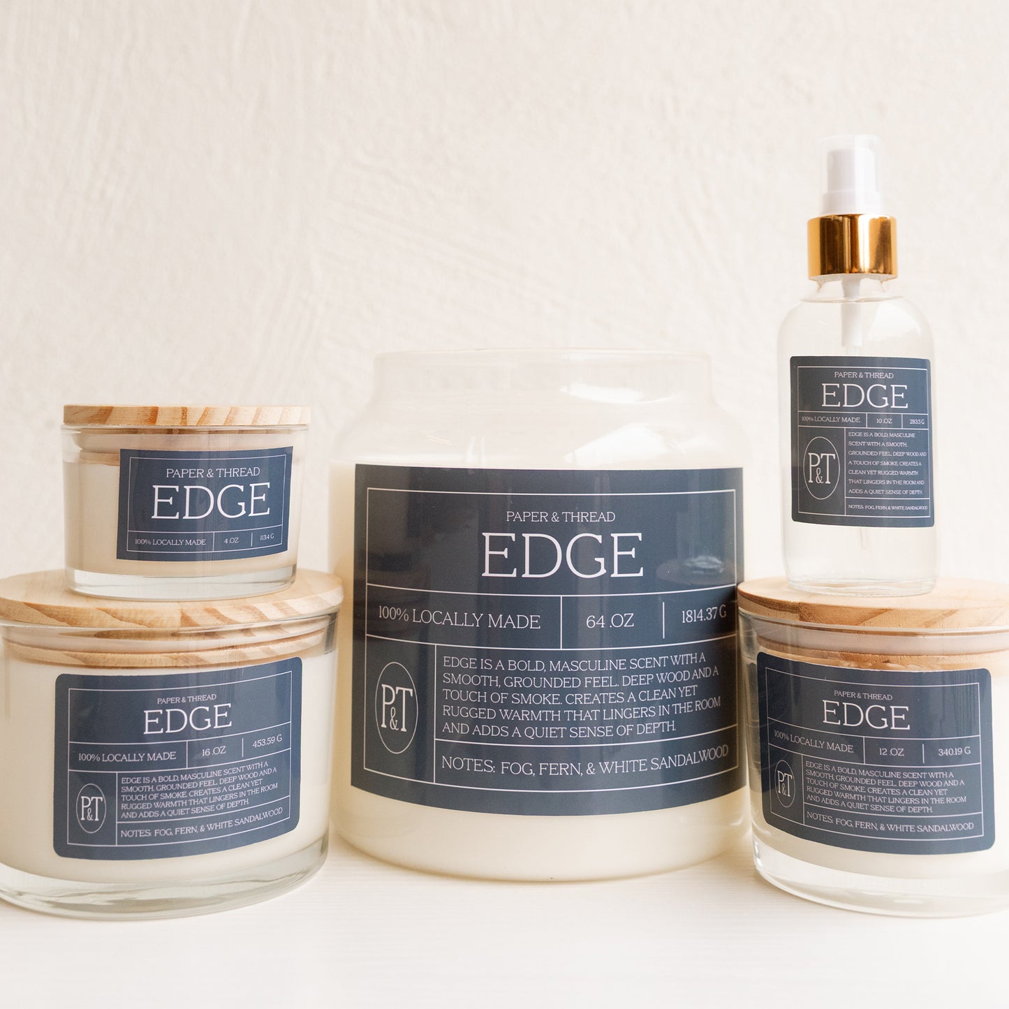 Edge - Paper & Thread Candle