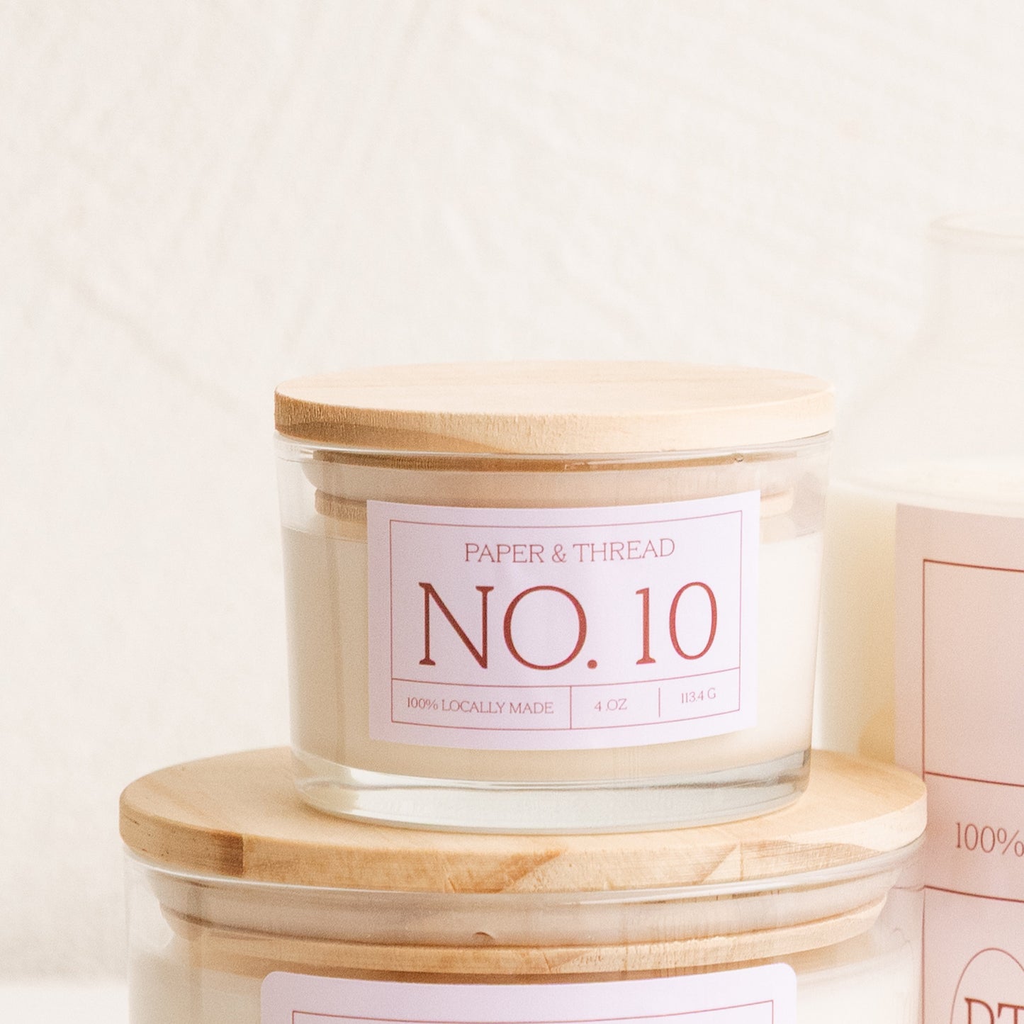 No.10 - Paper & Thread Candle