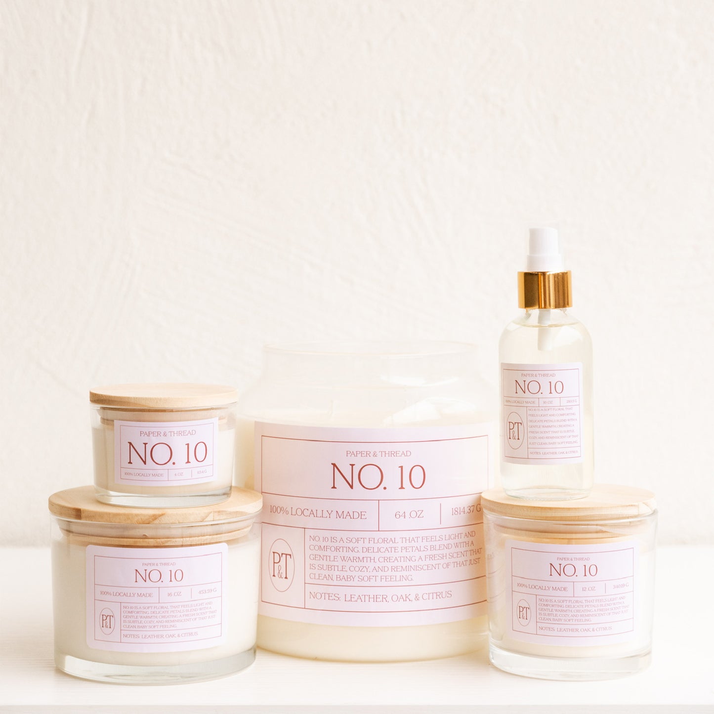 No.10 - Paper & Thread Candle
