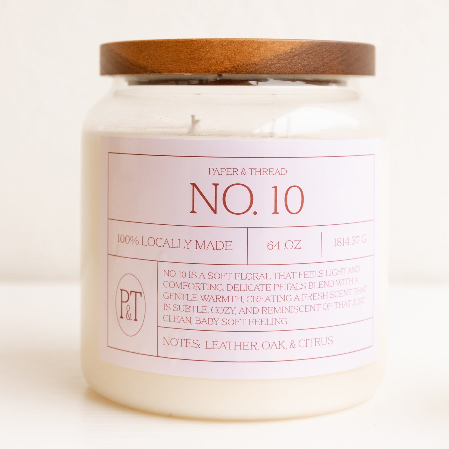 No.10 - Paper & Thread Candle