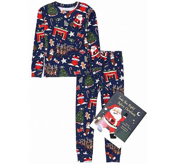 The Night Before Christmas Book and Pajama Set