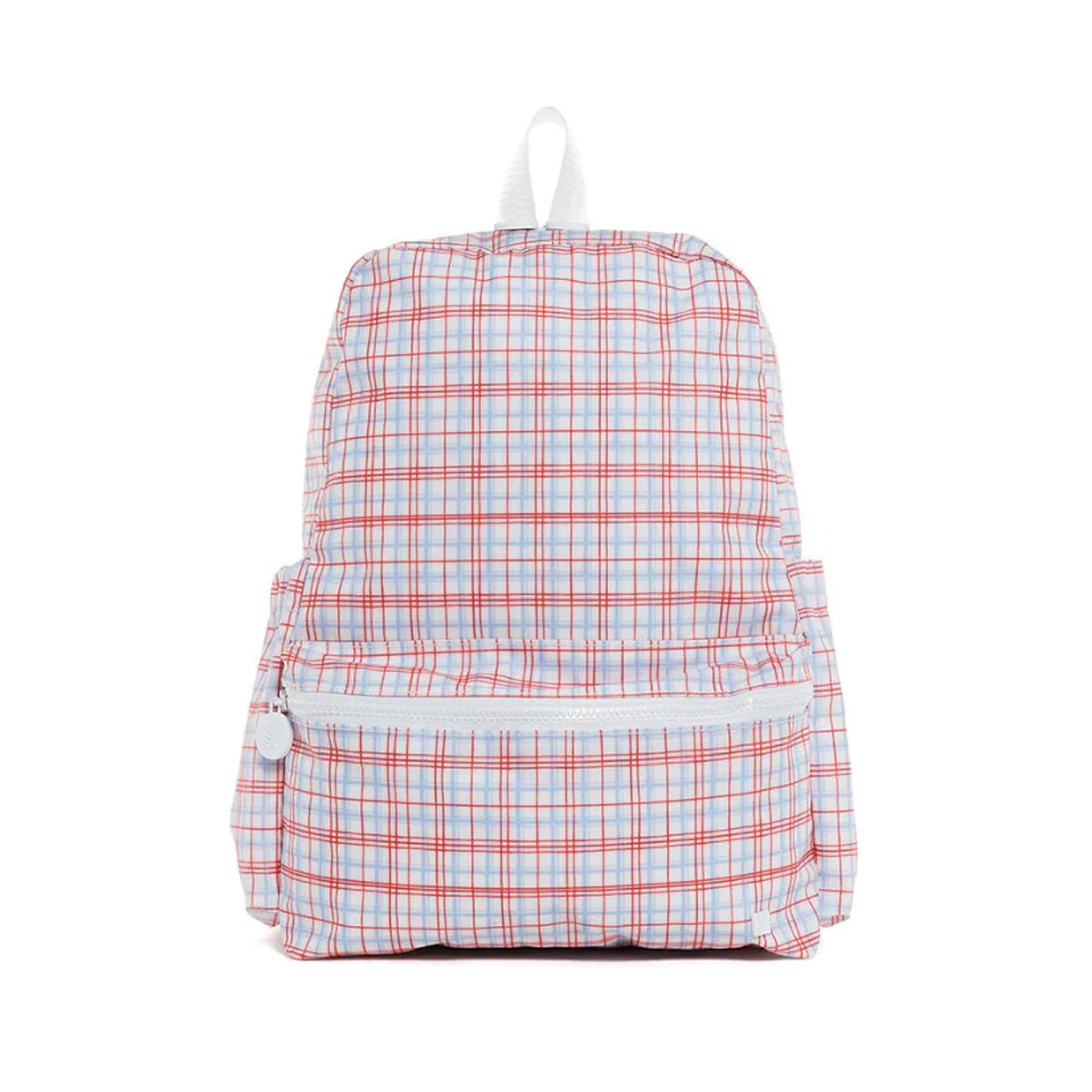 TRVL Backpacker Kids Backpack | Classic Plaid Red