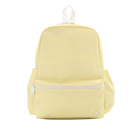 TRVL Backpacker Kids Backpack | Gingham Buttercup