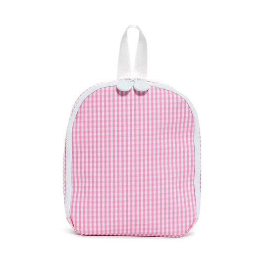 TRVL Bring It Lunch Bag | Gingham Pink