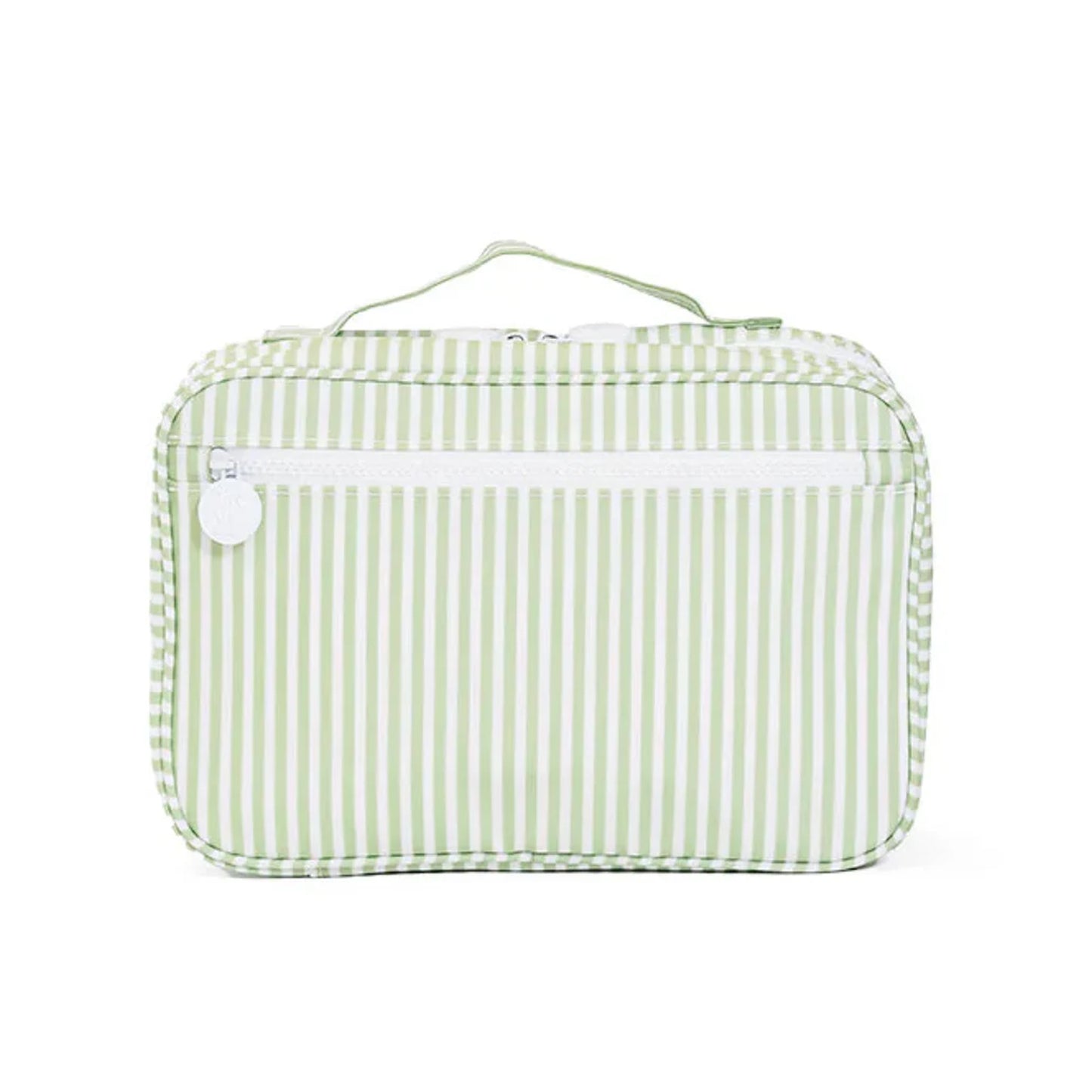 TRVL Bundle Up Hanging Toiletry Bag | Pimlico Stripe Sage