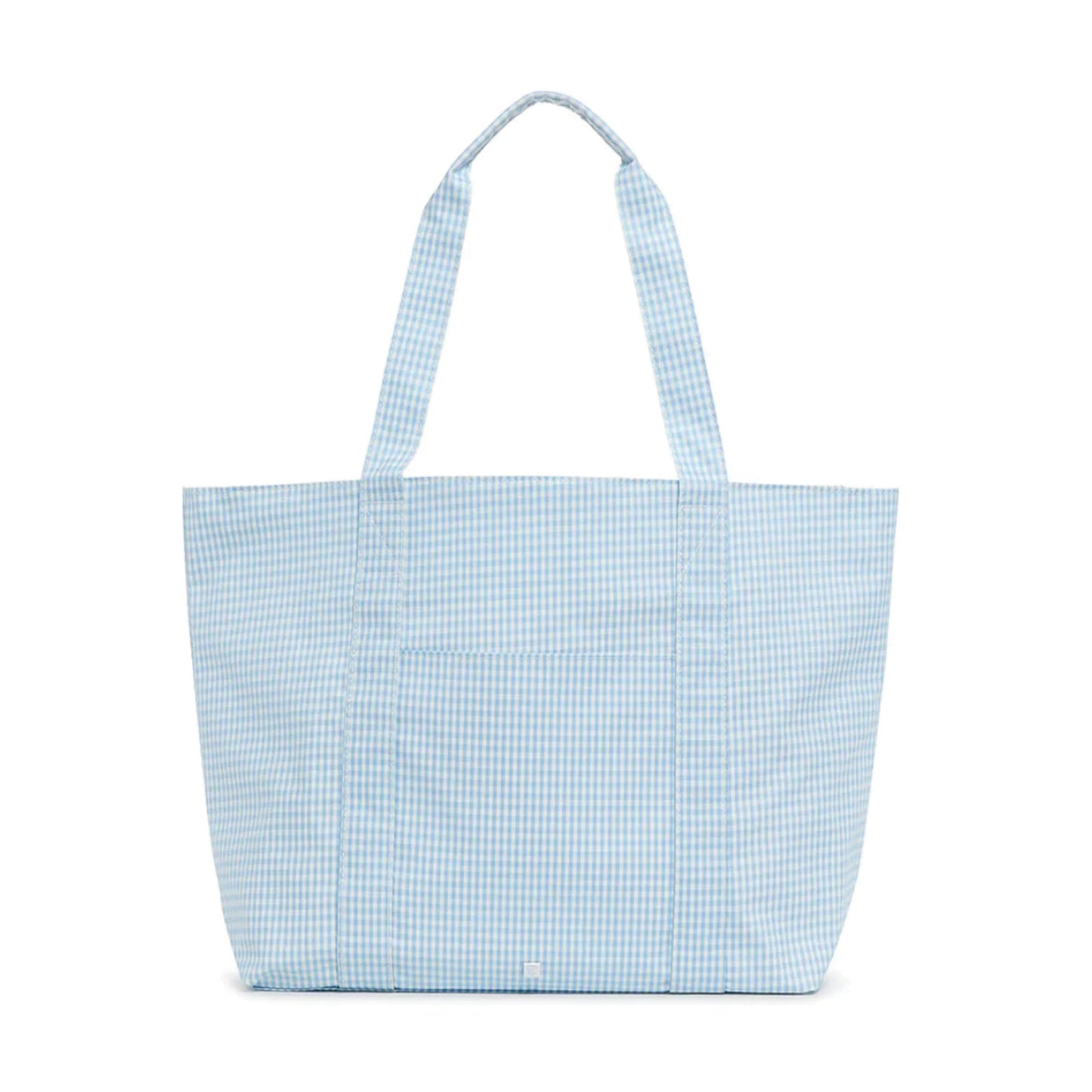 TRVL Jumbo Tote | XL Tote in Gingham Mist