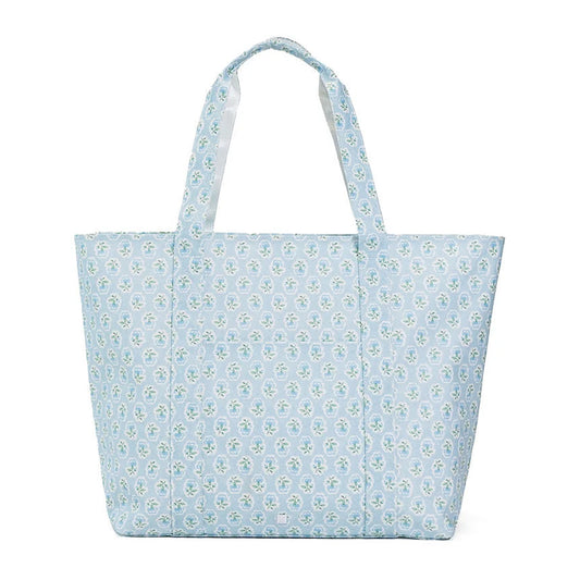 TRVL Jumbo Tote | XL Tote in Petite Fleur Blue