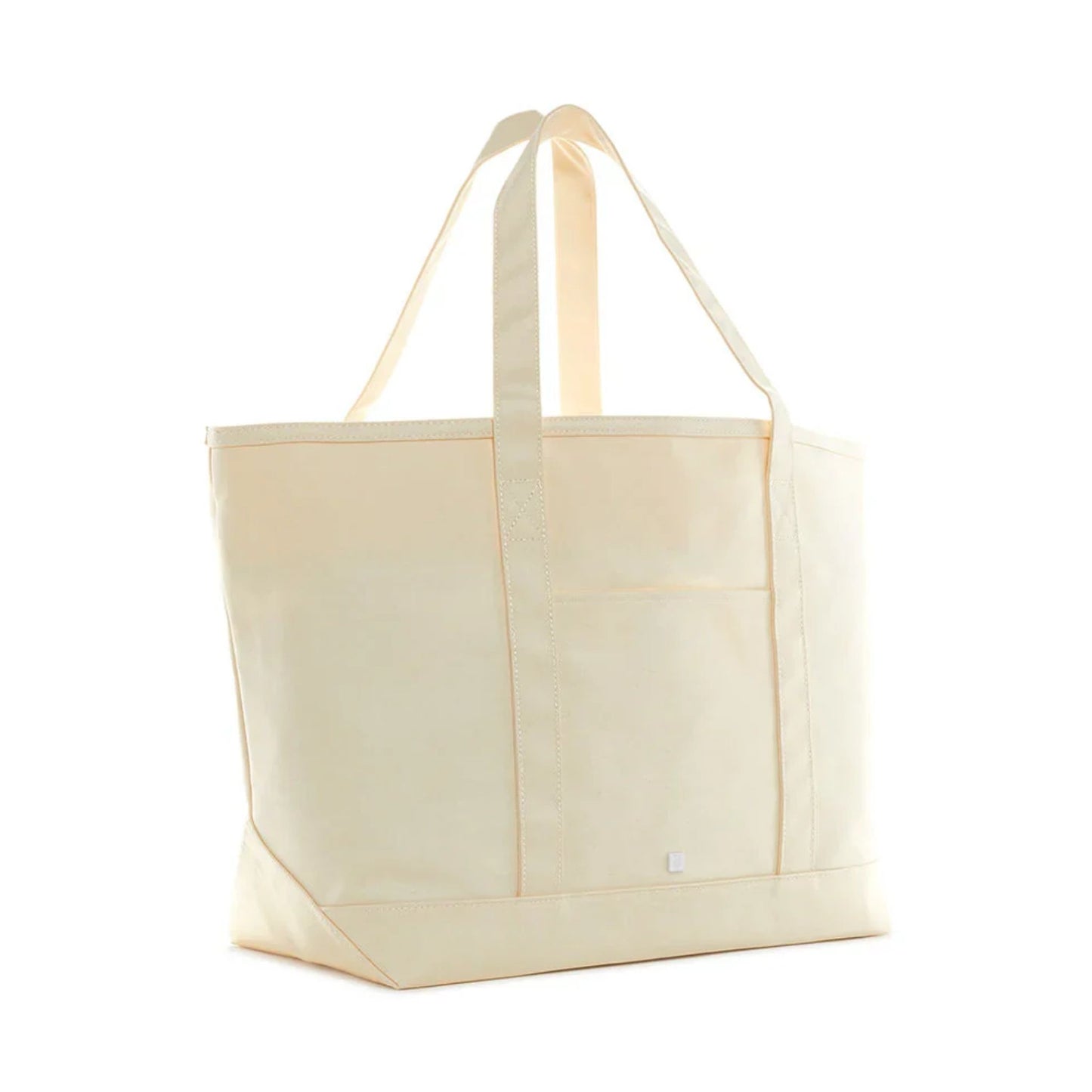 TRVL Maxi Tote | Coated Canvas Large Natural