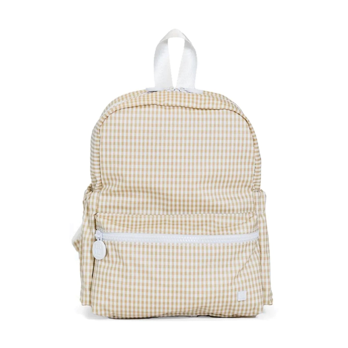 TRVL Mini Backer Kids Backpack | Gingham New Khaki 3