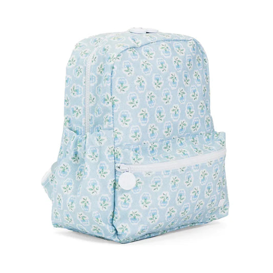 TRVL Mini Backer Kids Backpack | Petite Fleur Blue