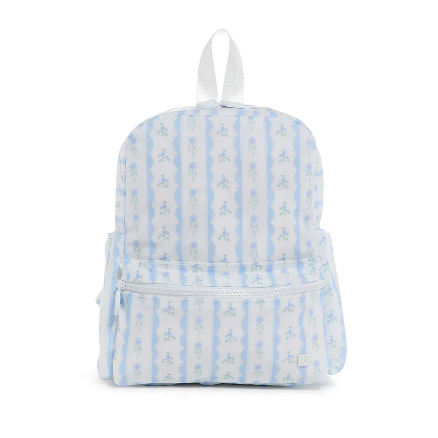 TRVL Mini Backer Kids Backpack | Ribbon Floral Blue