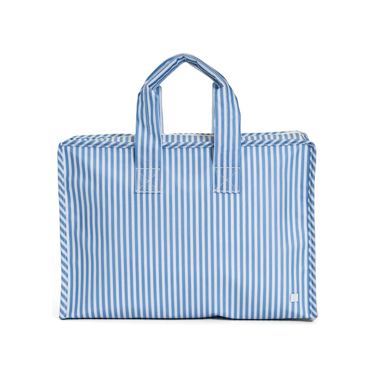 TRVL Overnite Tote | Pimlico Stripe Chambray