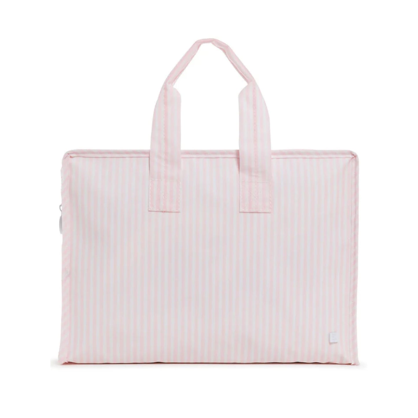 TRVL Overnite Tote | Pimlico Stripe Pink