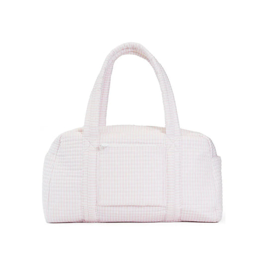 TRVL Quilted Grande Duffel | Pimlico Stripe Pink