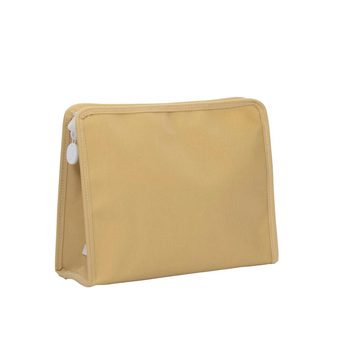 TRVL Roadie Large Zip Pouch | Coated Canvas Khaki