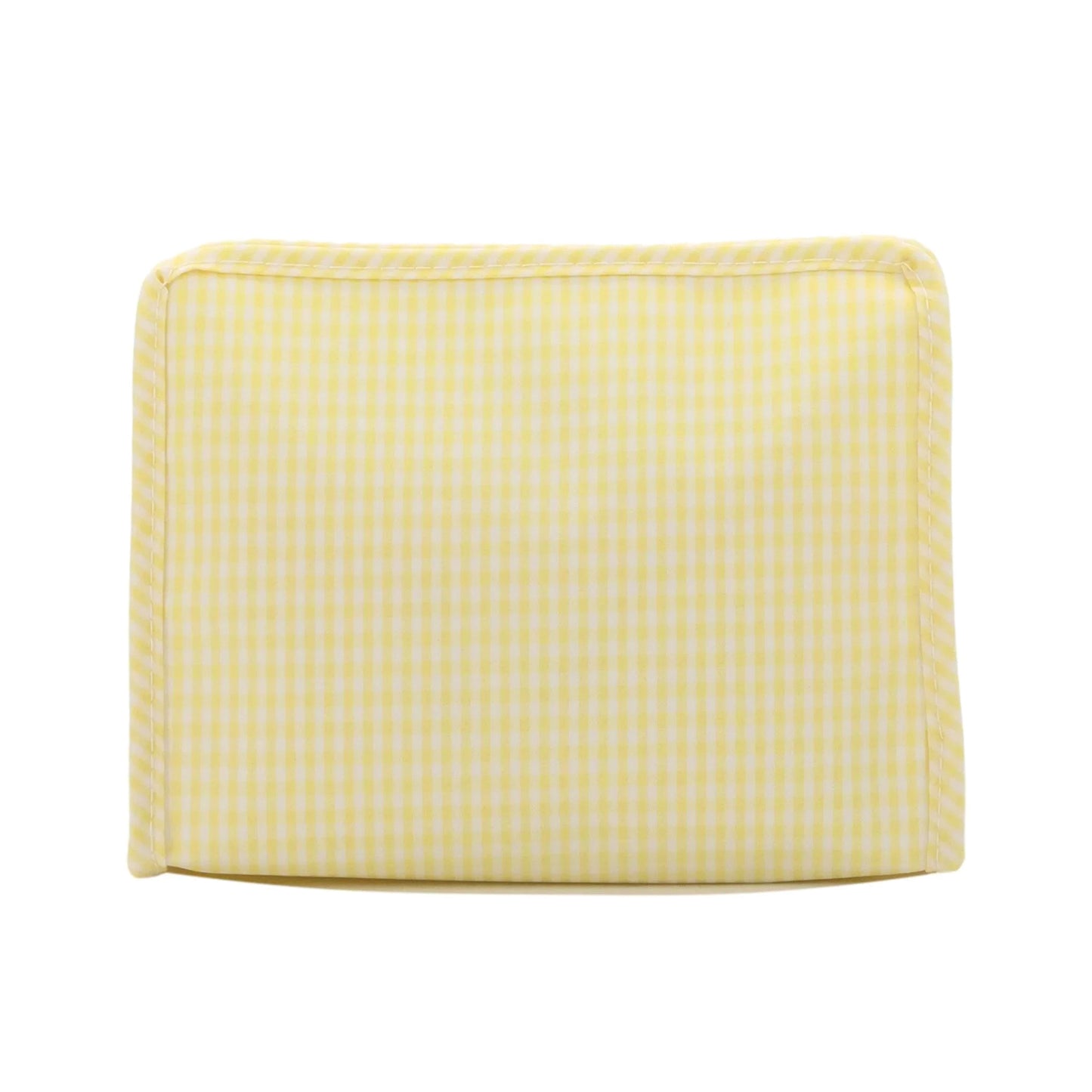 TRVL Roadie Large Zip Pouch | Gingham Buttercup