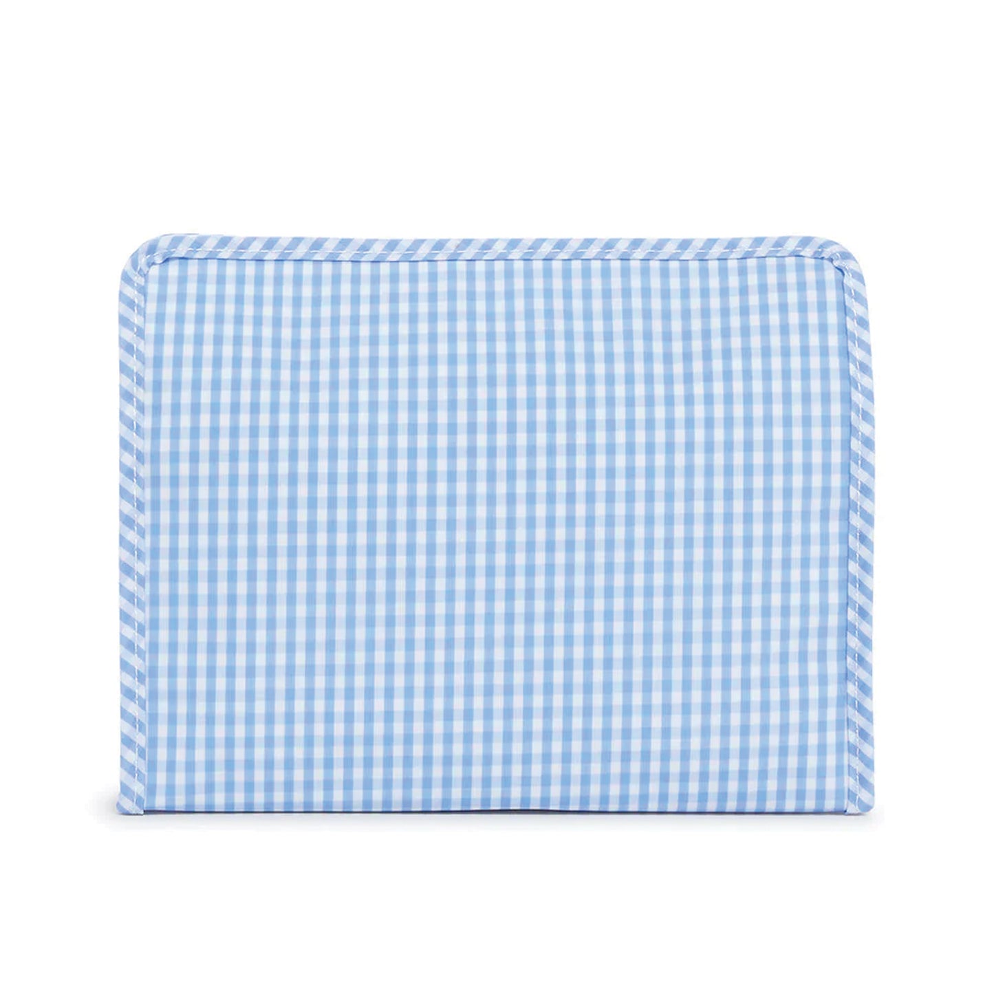 TRVL Roadie Large Zip Pouch | Gingham Sky
