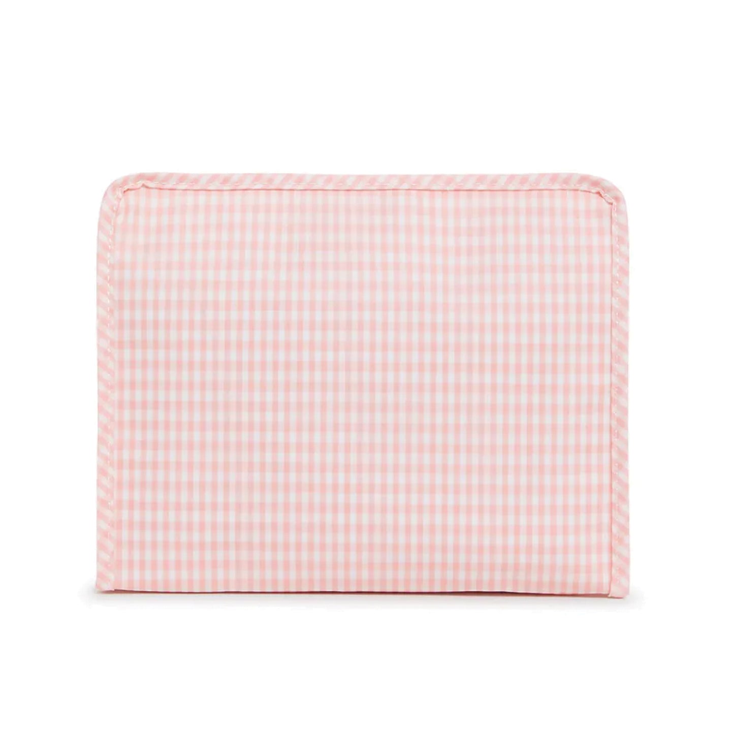 TRVL Roadie Large Zip Pouch | Gingham Taffy