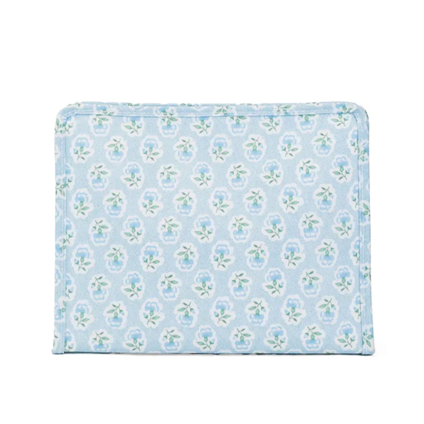 TRVL Roadie Large Zip Pouch | Petite Fleur Blue