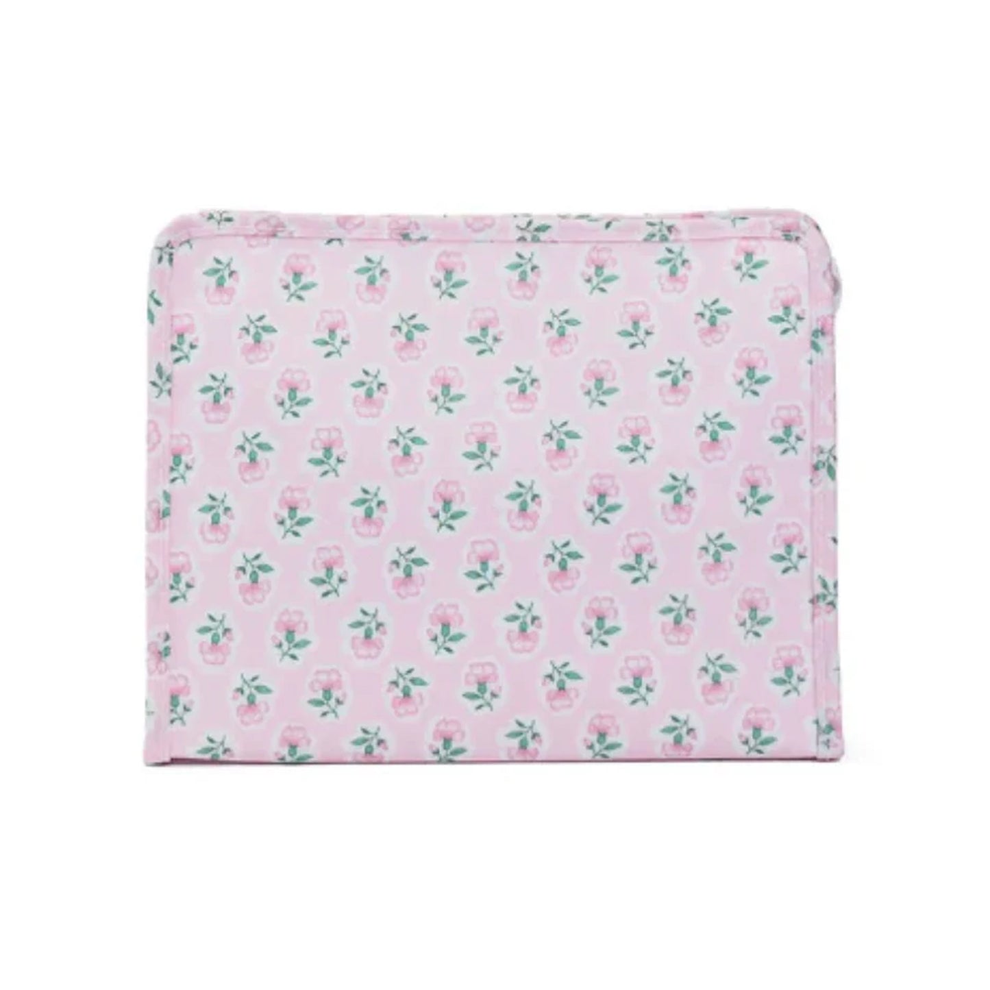 TRVL Roadie Large Zip Pouch | Petite Fleur Pink