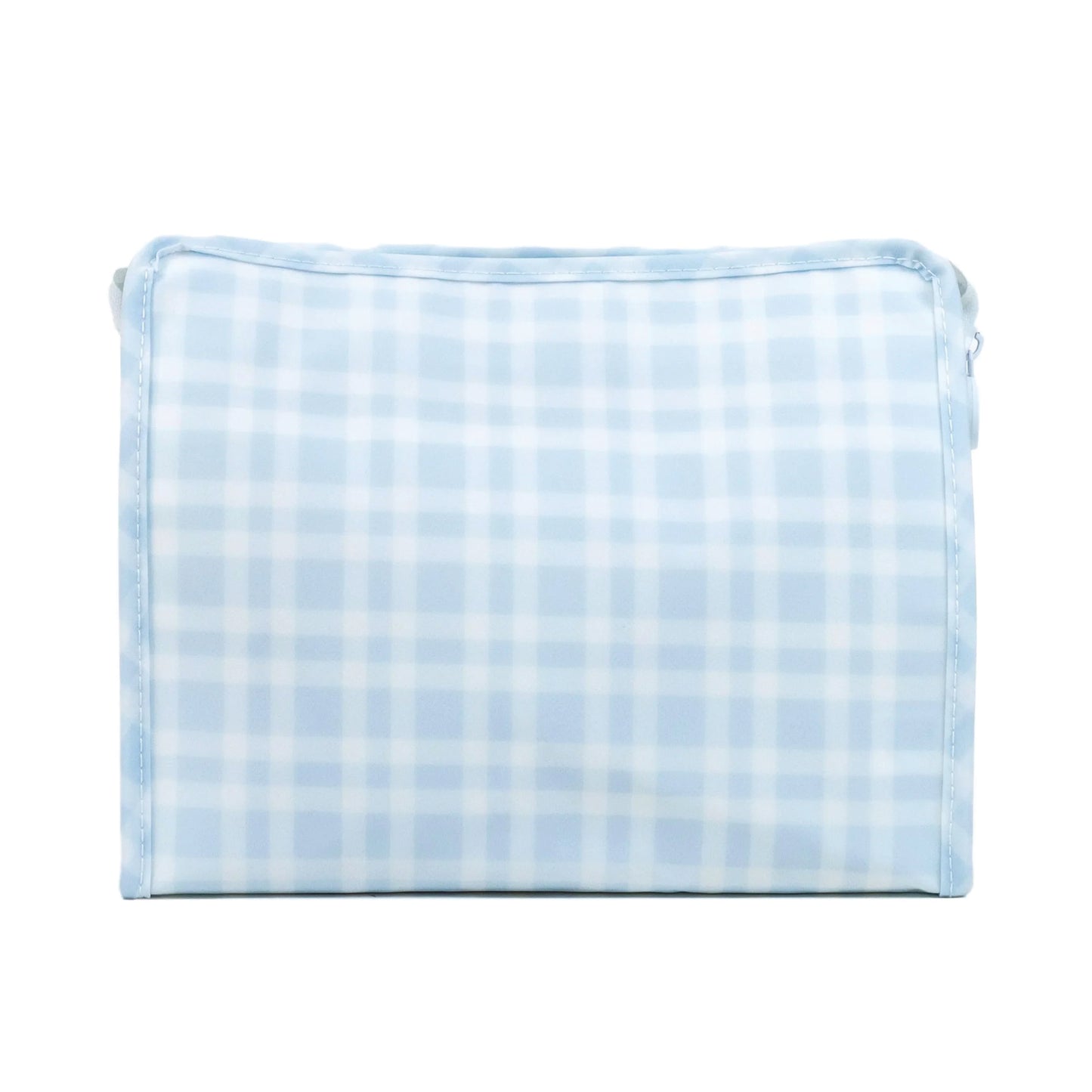 TRVL Roadie Large Zip Pouch | Pimlico Plaid Blue