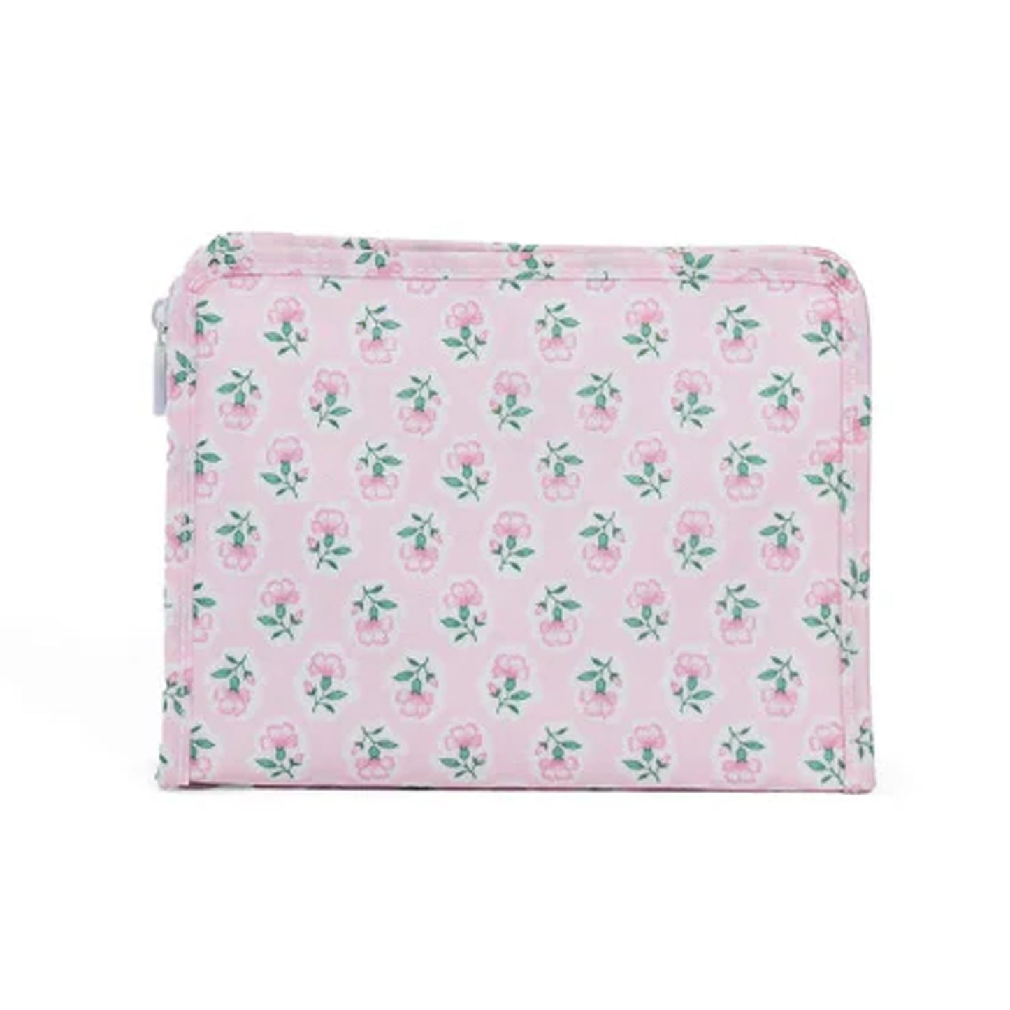 TRVL Roadie Medium Zip Pouch | Petite Fleur Pink