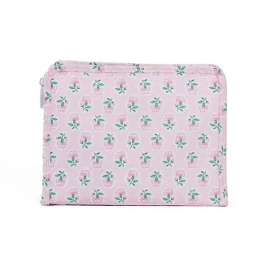 TRVL Roadie Medium Zip Pouch | Petite Fleur Pink