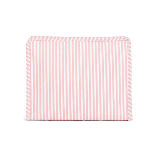 TRVL Roadie Medium Zip Pouch | Pimlico Stripe Dusty Rose