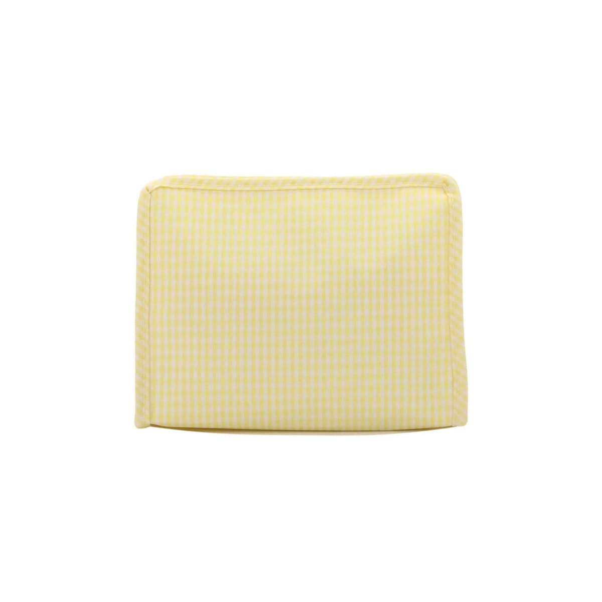 TRVL Roadie Small Zip Pouch | Gingham Buttercup