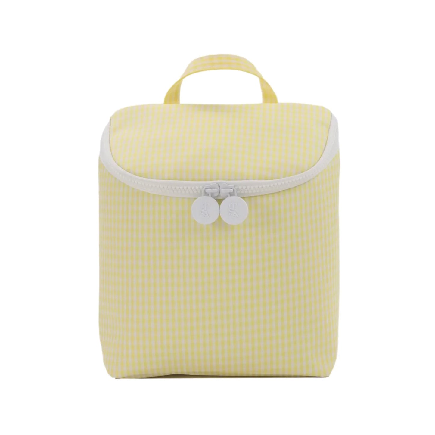 TRVL Take Away Insulated Lunch Bag | Gingham Buttercup