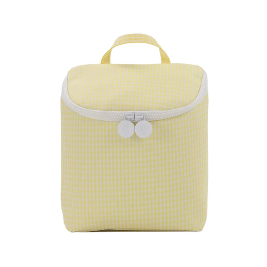 TRVL Take Away Insulated Lunch Bag | Gingham Buttercup