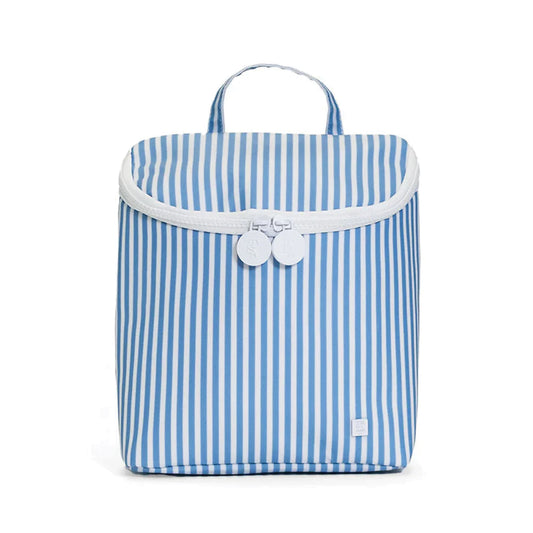 TRVL Take Away Insulated Lunch Bag | Pimlico Stripe Chambray