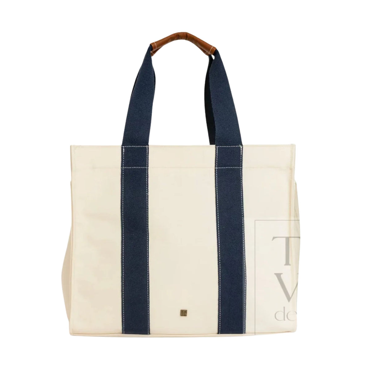 TRVL Tall Tote | Coated Canvas Natural