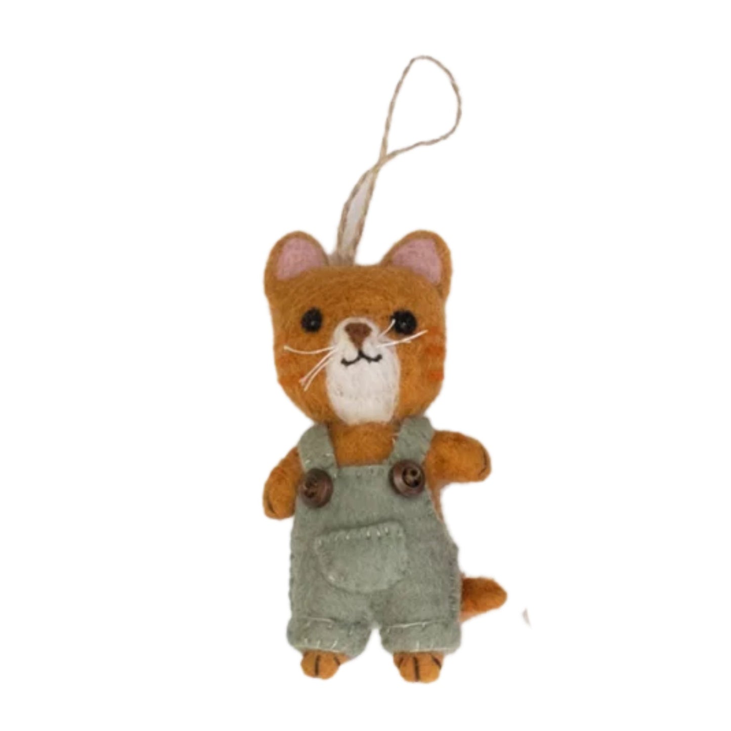 Winding Road Anime Kitten Felt Ornaments