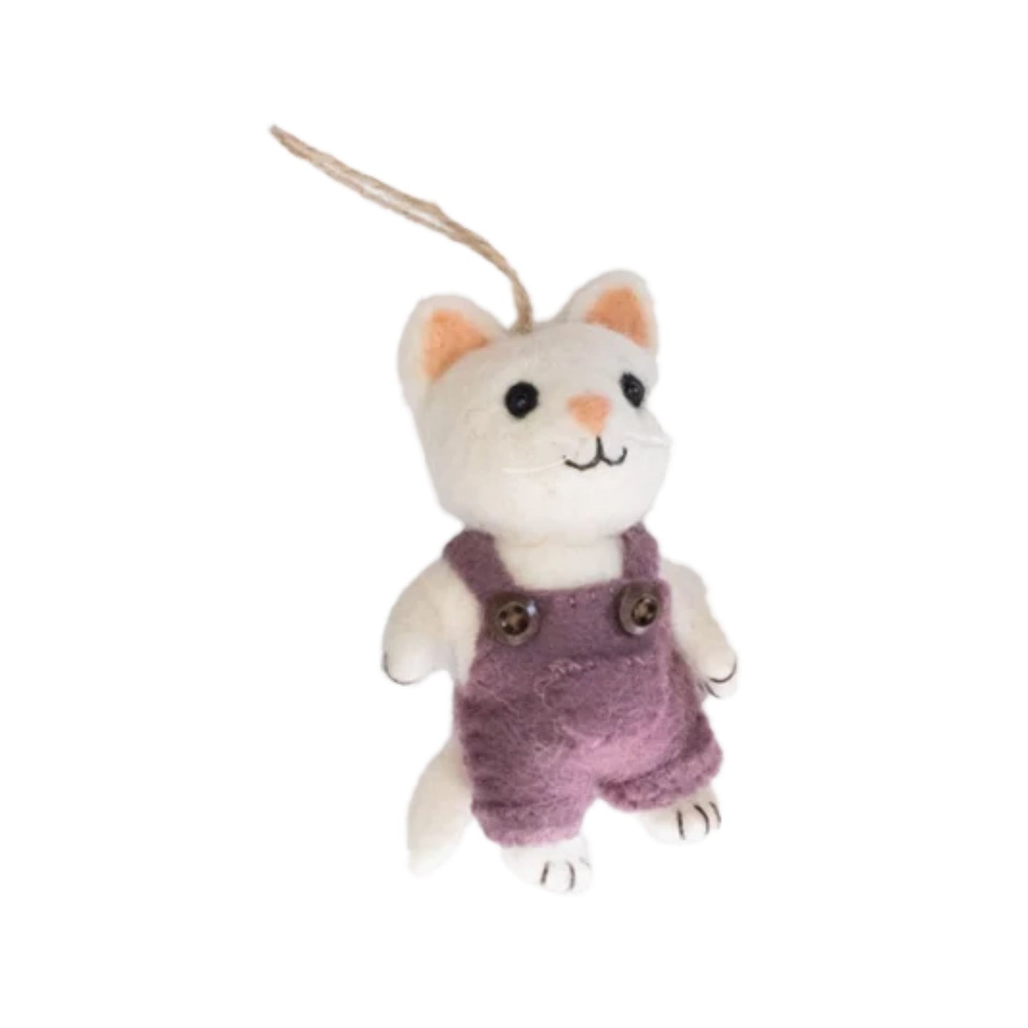 Winding Road Anime Kitten Felt Ornaments