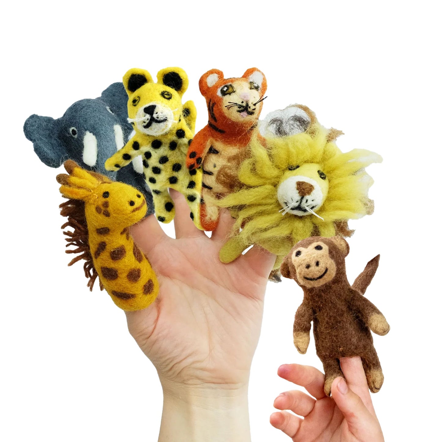 Winding Road Jungle Felt Finger Puppets