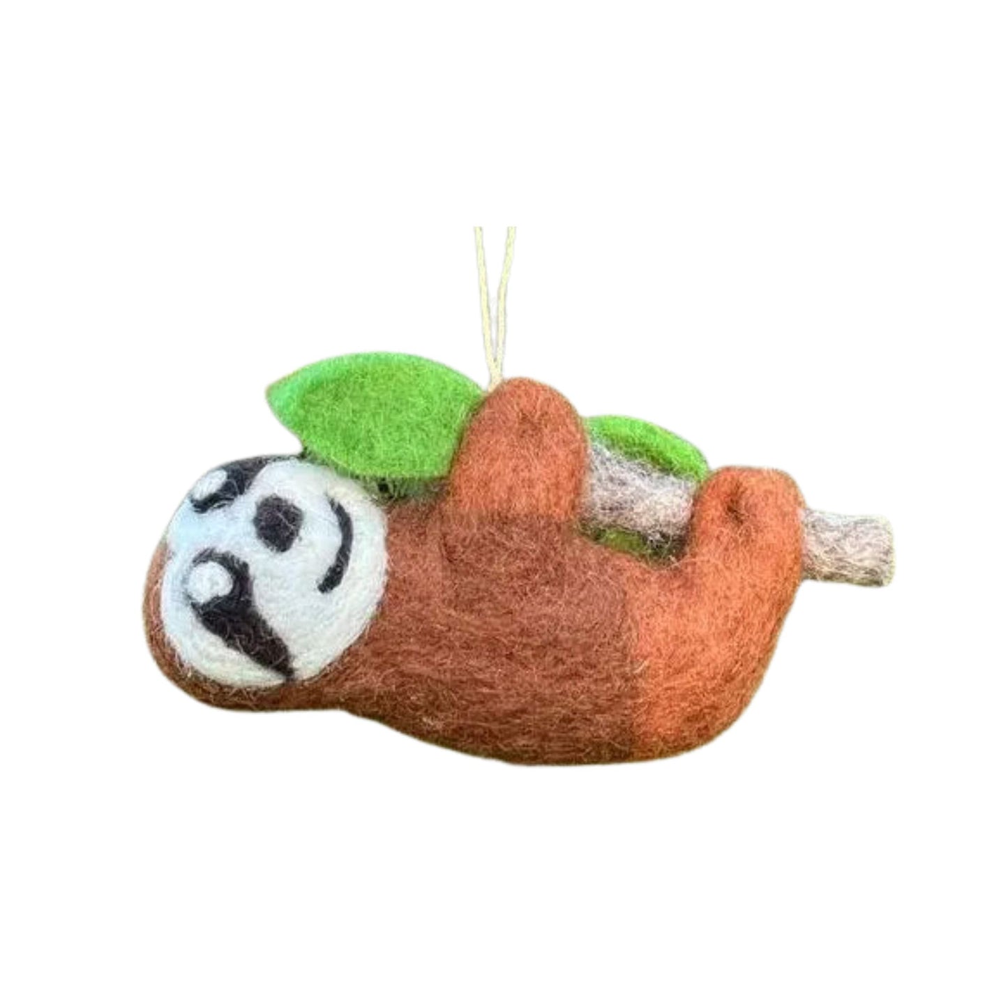 Winding Road Felt Sloth Ornament