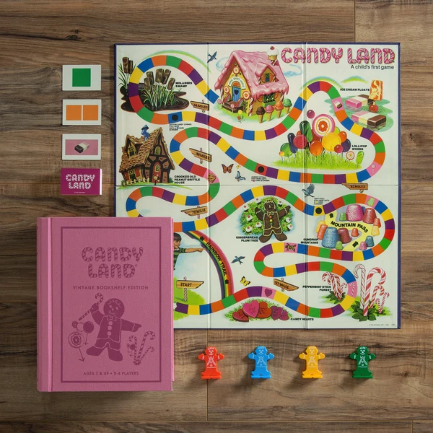 Vintage Bookshelf Board Games