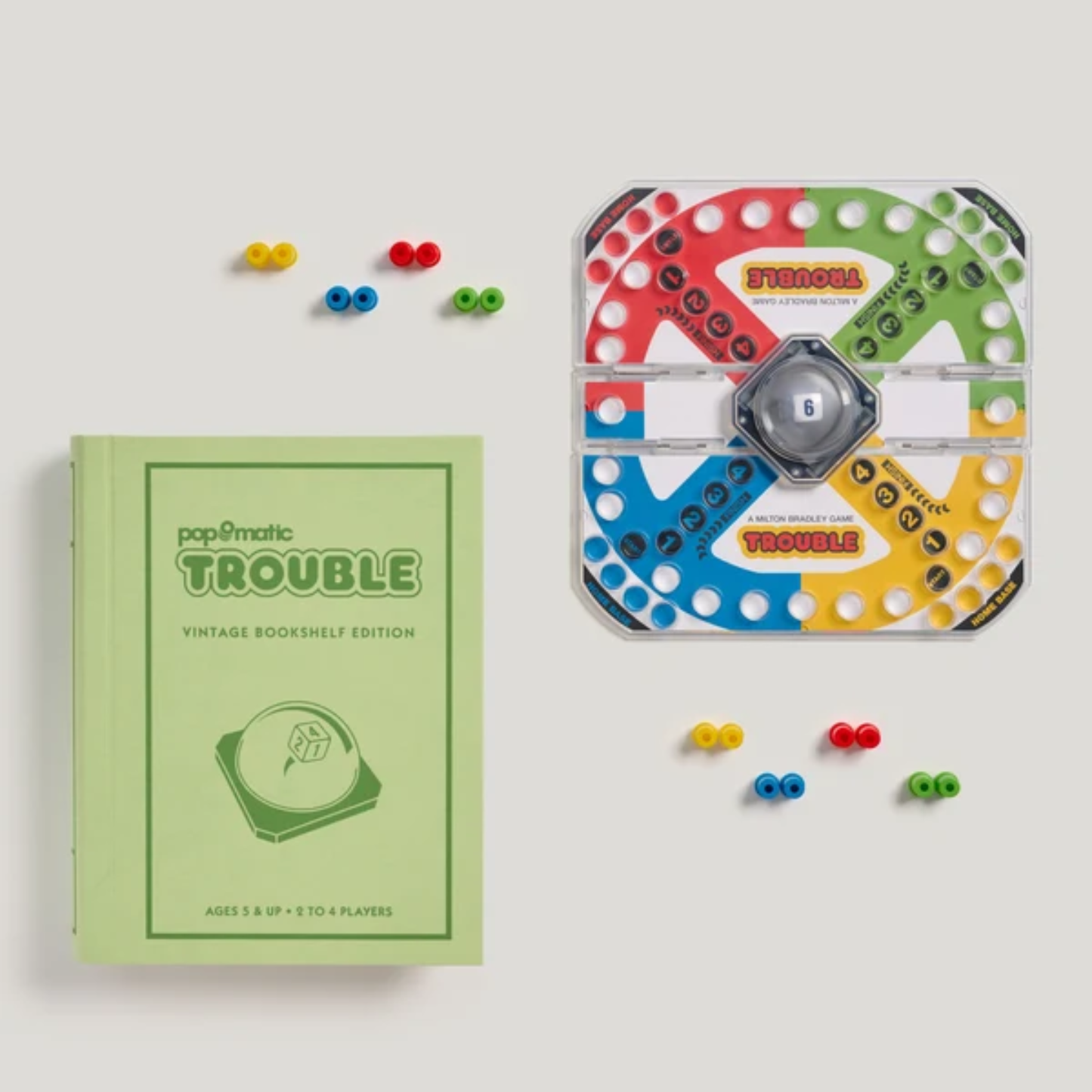 Vintage Bookshelf Board Games