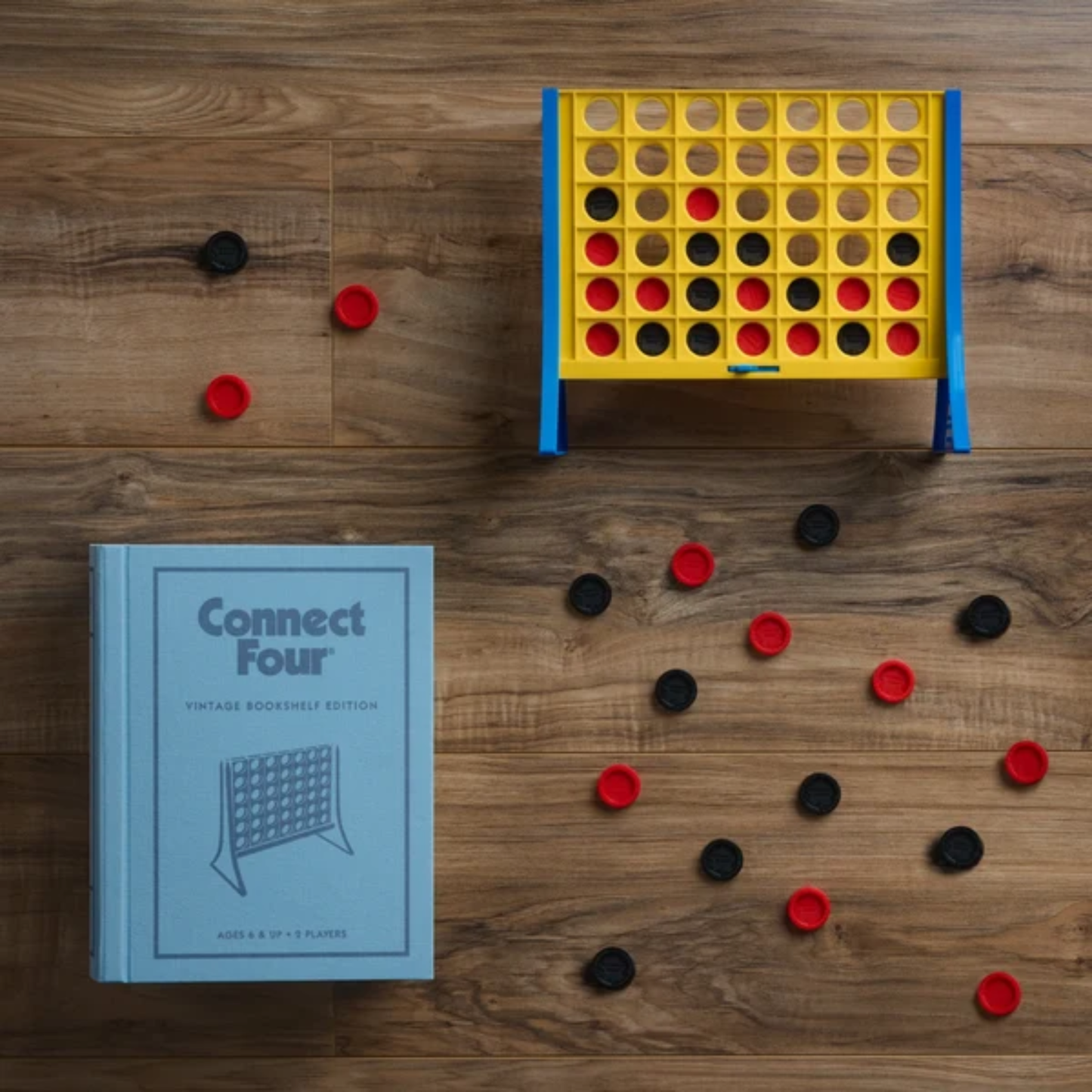 Vintage Bookshelf Board Games