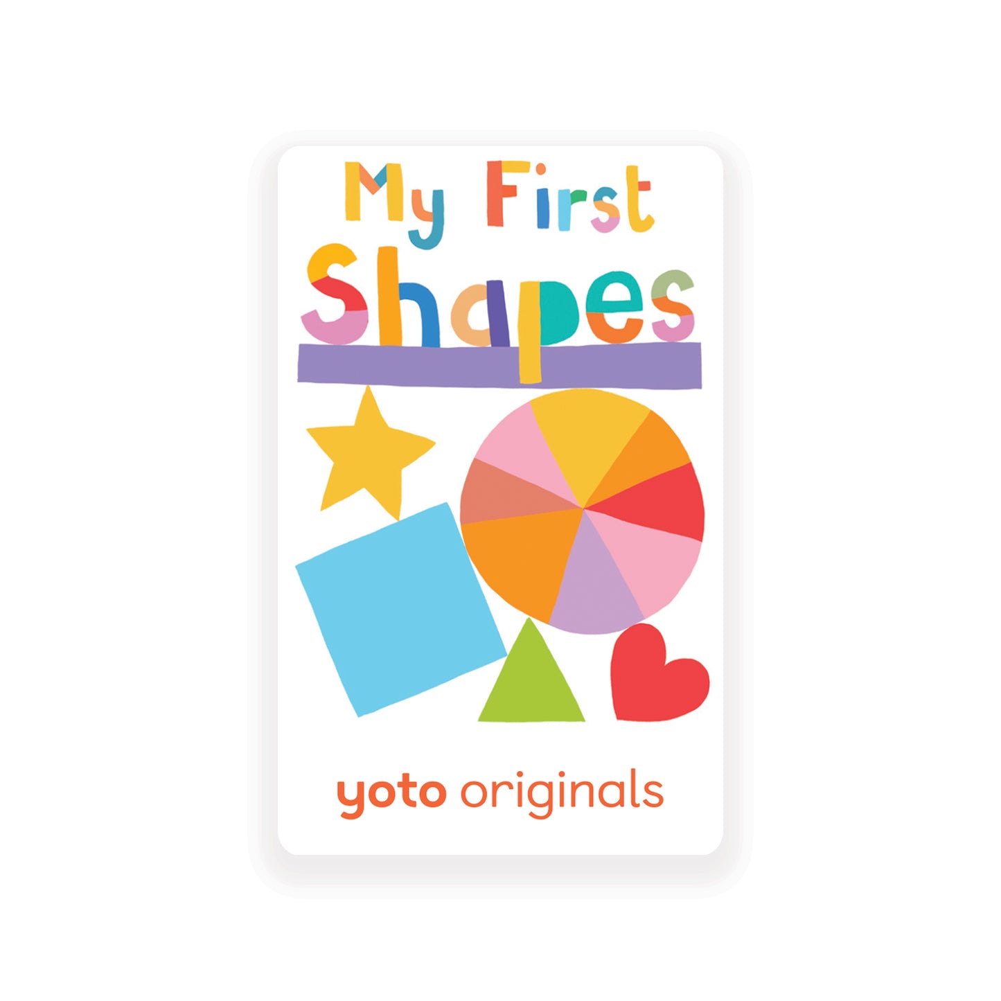 Yoto My First Shapes — Early Learning Audio Card for Toddlers