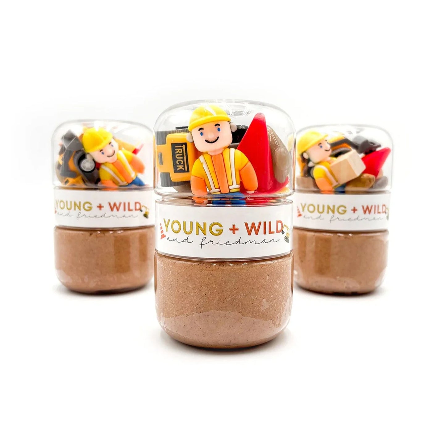 Young, Wild, & Friedman Grab & Go Dough Jar – Construction