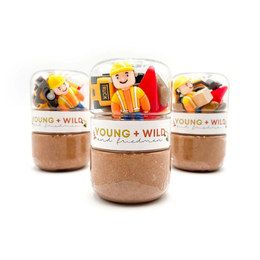 Young, Wild, & Friedman Grab & Go Dough Jar – Construction