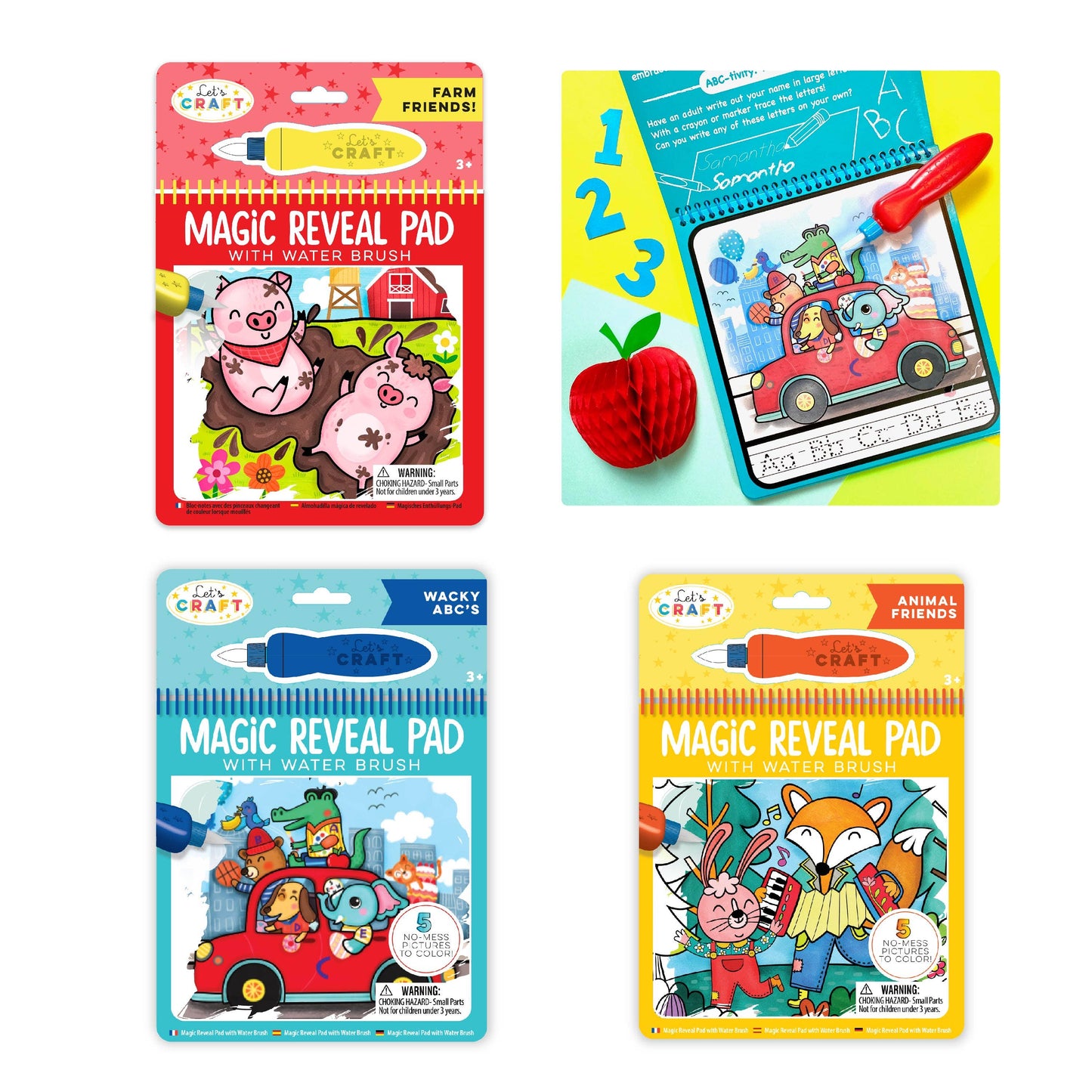 Magic Reveal Pads - Awesome Animals