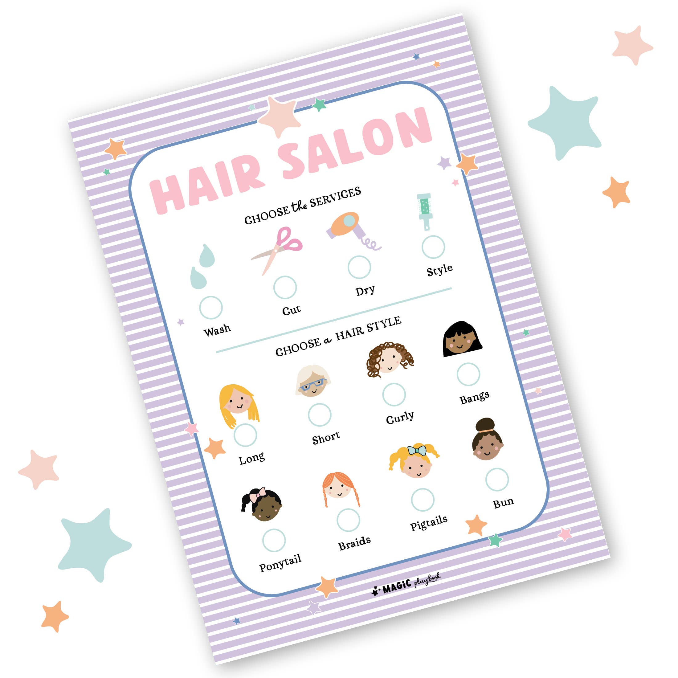 Pretend play hair salon online