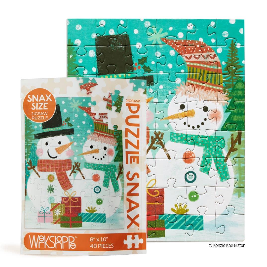 Snowmen Gift Exchange | Holiday Gift | 48 Piece Kids Puzzle